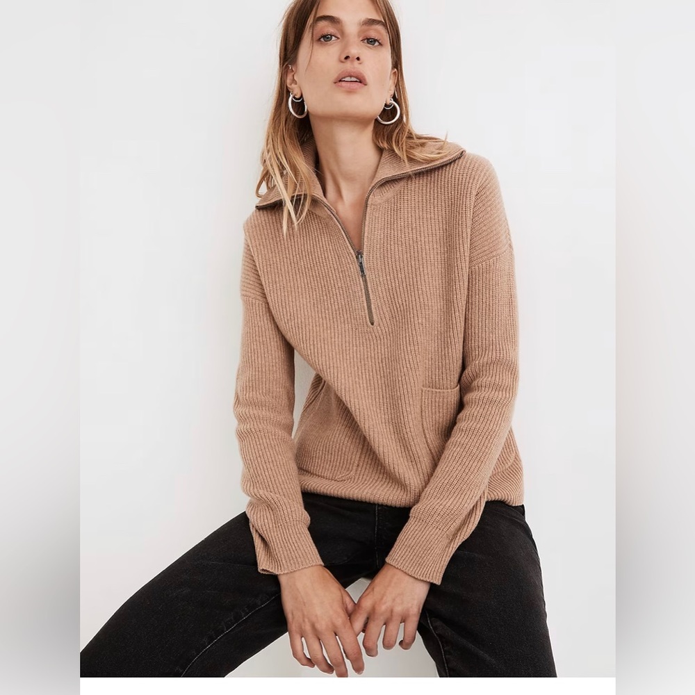 Madewell Merino Wool Glenbrook Pullover Sweater Size XS